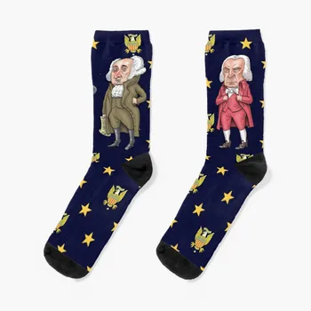 Носки отцов-основателей | От Грэма Маккея, милые носки, незаменимые носки с героями мультфильмов, забавные носки